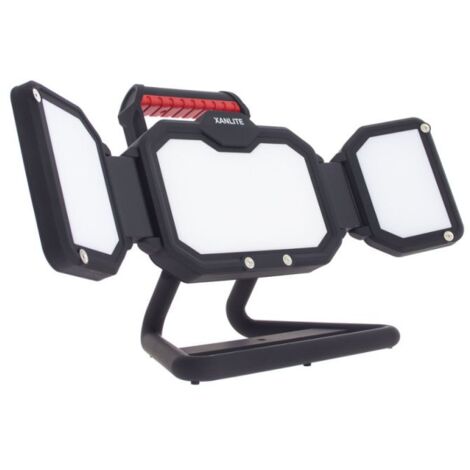 Lampada Da Lavoro LED Ricaricabile 500 Lumen – 3 Livelli Di Luce, Temperatura Regolabile Da 3000K A 6500K, Base Magnetica, IP54, 185g