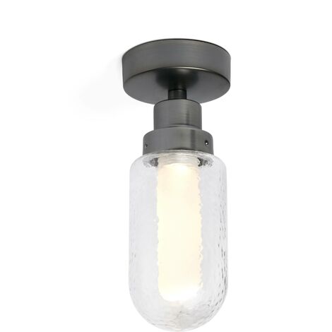 Mist Gray bathroom ceiling light 1 bulb 23cm