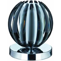 Touch Lamps table lamp, in chrome, smoked acrylic and frosted glass