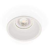 White recessed Gas 1 bulb