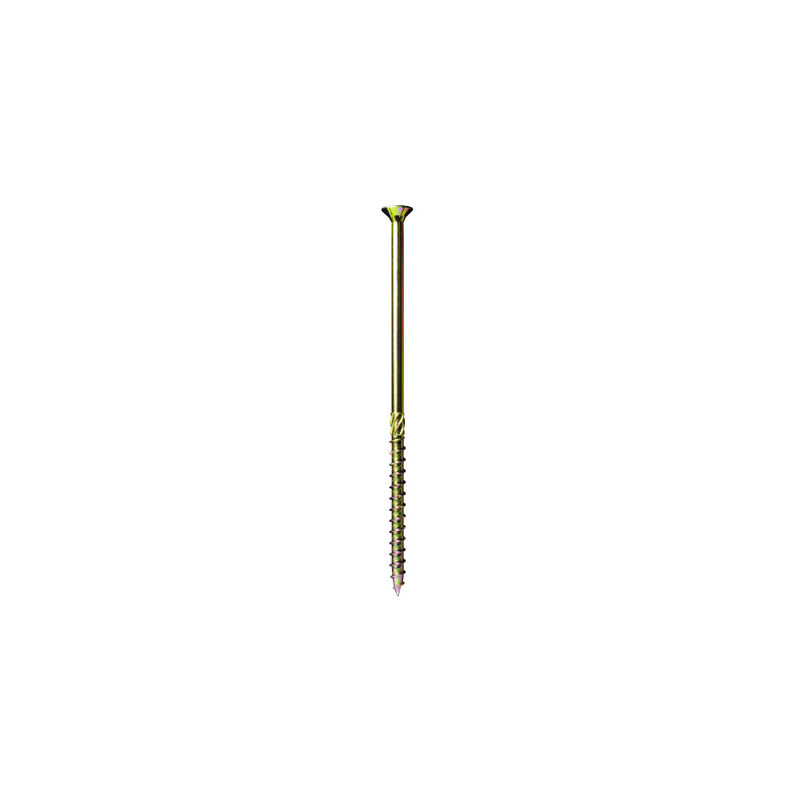 Vis charpente tête fraisée T40 8x180 zingué bichromaté FISSAGI - Boite de 50 - 92016