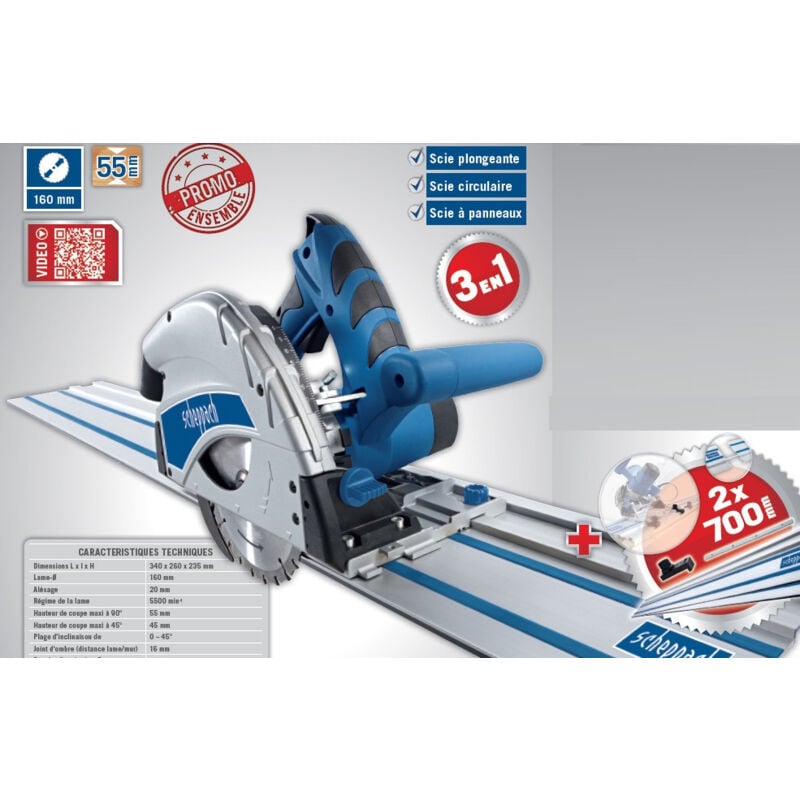 Lama Per Sega A Immersione Scheppach PL55 - Ø160 Mm, 48 Denti - Foto 4