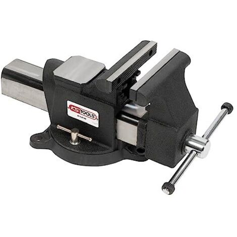 Morsa per trapano a colonna in acciaio con base girevole KS TOOLS 150 mm - 914.0146