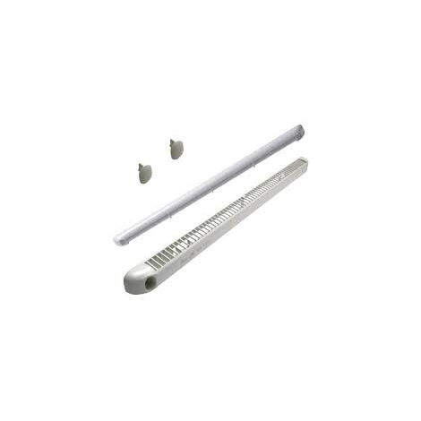 Kit NICOLL doppio regolatore + deflettore + coperchio a vite + vite 30m³ - bianco - 1KHF130