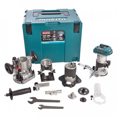 Trimmer 18 V 8 mm + accessori MAKITA - Senza batteria o caricabatterie - DRT50ZJX3