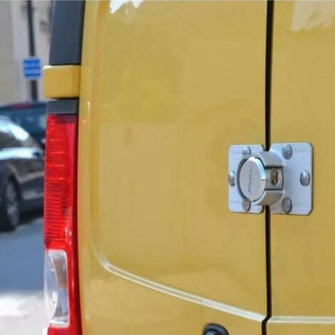 MASTER LOCK Luccheto y Cerniera Auto - Antifurto Auto - Chiavi - 736EURD - Ideale para proteggere Furgoni, Camion, Cancelli e Distributori Automatici