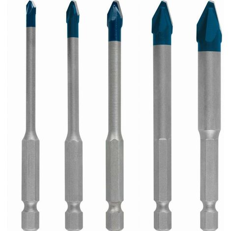 Ceramica dura Hex-9 Expert BOSCH Ø 4/5/6/8/10 mm - 5 pezzi - 2608900597