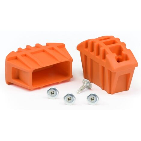 Coppia di scarpe in gomma TUBESCA per gradini 50x25mm - 9007150