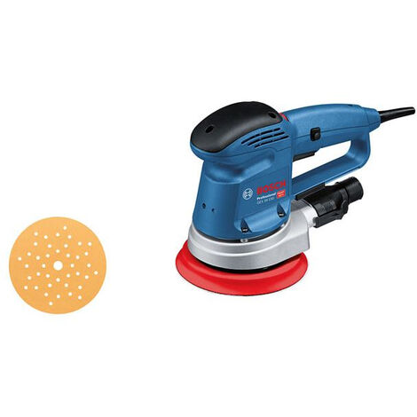 Bosch Professional GEX 34-150 - Levigatrice eccentrica (340 W, piastra Ø 150 mm, in confezione)