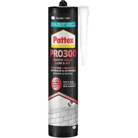 Colle fixation PL300 PATTEX - 410 g blanc - 2690759