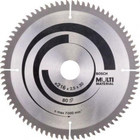 Lama circolare Multi Material Ø 30 mm - 216 x 30 x 2,5 mm, 80 - 2 608 640 447