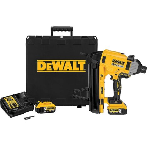 Chiodatrice XR 18V 5Ah li-ion DEWALT - cemento e acciaio - batteria + caricabatterie - DCN890P2
