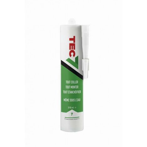 Adesivo sigillante multiuso per superfici lisce e bagnate – Resistente a muffa e batteri – A tenuta d'aria e d'acqua – 535206227 – Tec7 (1/2)