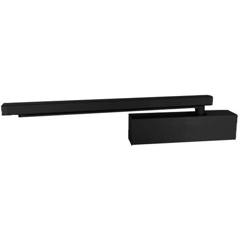 GEZE TS Chiudiporta in legno - Forza 3 - Cremagliera ellittica - Nero - 131189
