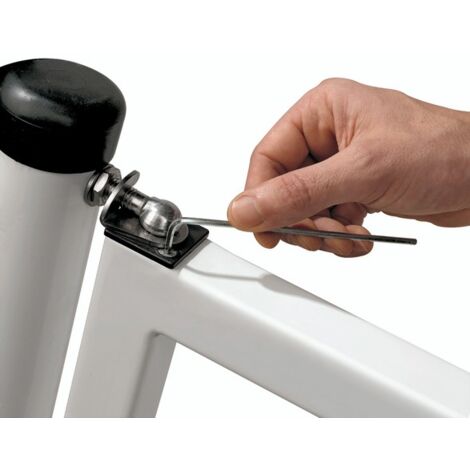 Coppia di cerniere chiudiporta automatiche LOCINOX per tubo da 40 mm - SWING-40-130