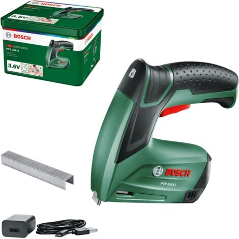 Cucitrice a batteria PTK 3.6 LI - BOSCH - Scatola in metallo - 0603968200