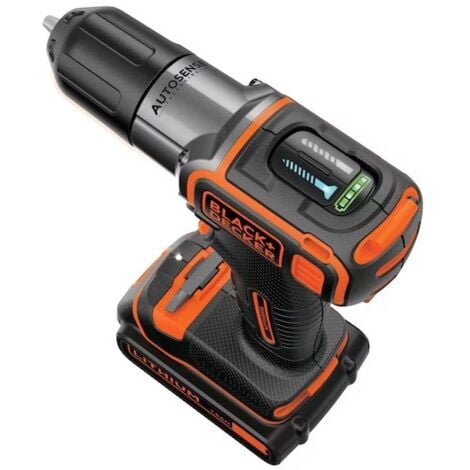 Trapano Avvitatore a Batteria BLACK+DECKER ASD18K-QW 16/28 Nm con 1 Batteria 18V 1,5Ah in Scatola