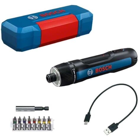 Avvitatore a batteria Bosch GO, valigetta portaoggetti