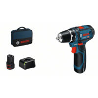 Bosch Professional GSR 12V-15 Vorteils-Set Akku-Bohrschrauber