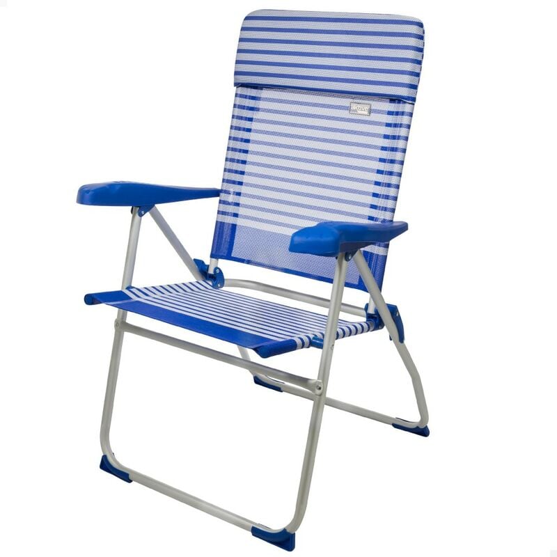 Silla plegable aluminio 7 posiciones Aktive Beach