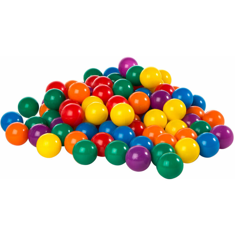 Pack 100 bolas multicolor 6,5 cm diámetro INTEX