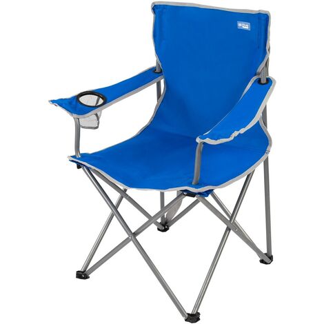 Silla Plegable de Camping con Posavasos 79x47x80cm 7house