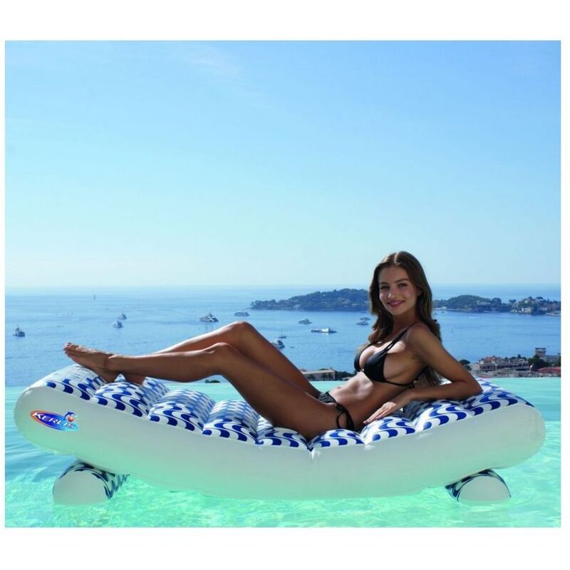 Pouf Géant XXL Déhoussable, Flottant Pour Piscine, Rouge POOL BiG52