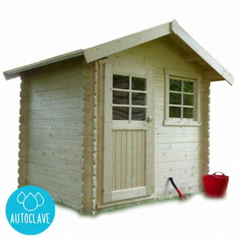 Abri de jardin Laval - Option: Sans plancher - Traitement autoclave: Oui (1/4)