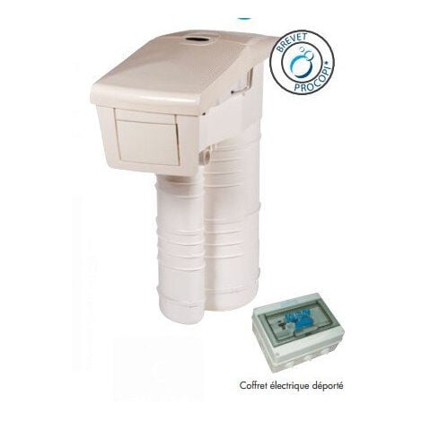 Piscine P-PSC rectangulaire avec filtration Soliflow hauteur 150 cm - Couleur liner: Sable - Taille piscine: 7,50 x 3,50 x 1,50 m