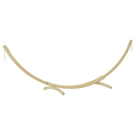 Support hamac en bois épicéa imperméabilisé – Dimensions 358 x 113 x 105 cm – Charge maximale 120 kg – Pour hamacs 270 à 320 cm – Amazonas