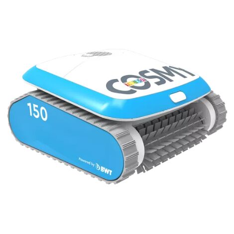 BWT – Robot piscine électrique Cosmy – Nettoyage fond, parois et ligne d'eau – Pour piscines jusqu'à 10m – Durée cycle 2h – Longueur câble 16m – 150W