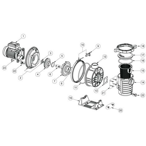 Pentair – Joint diffuseur pour pompe de piscine – Étanchéité optimale – Compatible Ultraflow – Matériaux durables pour fonctionnement sans fuite