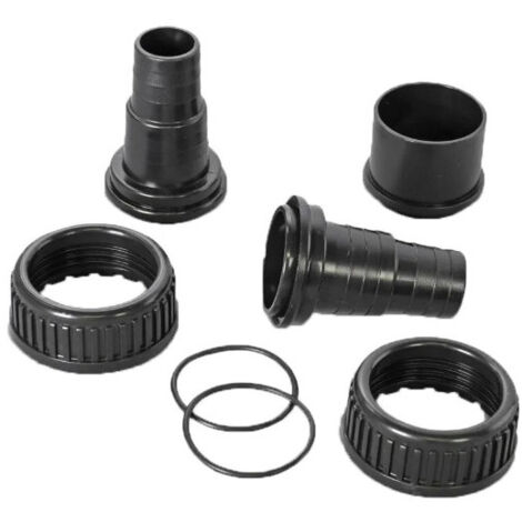 Kit raccord union pour pompe de piscine 50 mm – Joints inclus – Raccordement facile avec collage ou collier de serrage – Speck