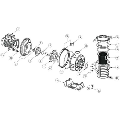 Pentair – Bague turbine pour pompe de piscine Ultraflow – Pièce détachée en plastique – Fonctionnement optimal et durable – Référence 5