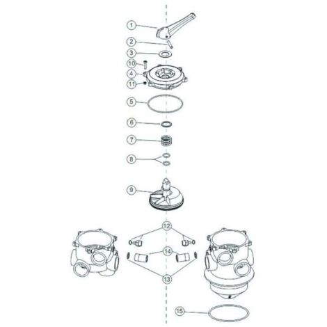 Pentair – Joint axe boisseau pour vanne de filtre Triton/Colorado/Tagelus – Pièce d'origine fabricant – Remplacement facile et rapide