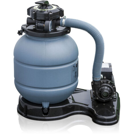 GRE – Filtre à sable 320 mm sans préfiltre – Débit max 4 m³/h – Capacité filtration 4000 L/h – Vanne 5 voies – Pour piscine démontable