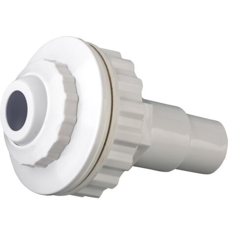 GRE – Buse de refoulement piscine en PVC – Compatible universel – Couleur blanche – Pour circuit hydraulique de filtration