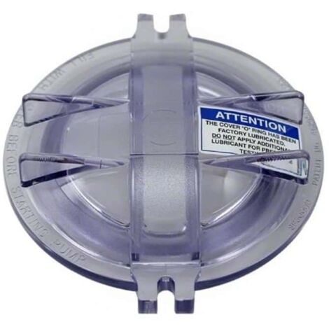 Couvercle de pompe de piscine pour modèles Super II et RS II – Diamètre 180 mm – Fixation 2 vis – Pièce d'origine Hayward