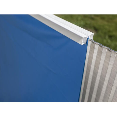 GRE – Liner piscine bleu Ø550 cm x H 132 cm – Épaisseur 40/100 – PVC souple pour piscines hors sol rondes – Installation facile avec jonc d'accrochage