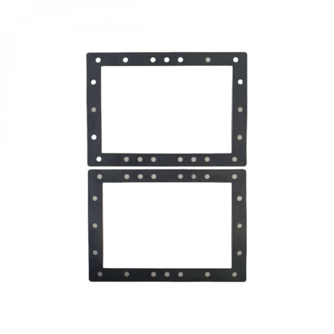 Hayward – Lot de 2 joints de bride pour skimmer petite meurtrière – SKX10112 – Dimensions extérieures 230 x 165 mm – Étanchéité liner skimmer (1/2)