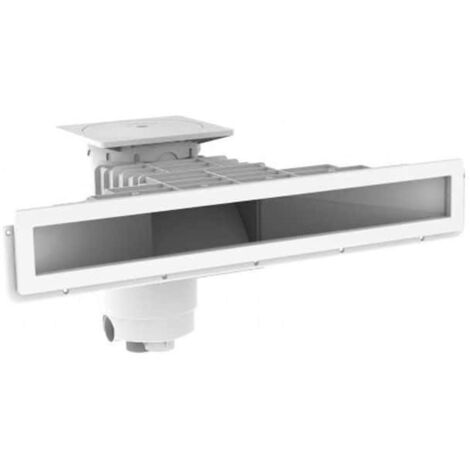 Weltico – Skimmer miroir A800 pour piscine béton – Large meurtrière 12 m³/h – Raccordement 1''1/2 et 2'' – ABS anti UV
