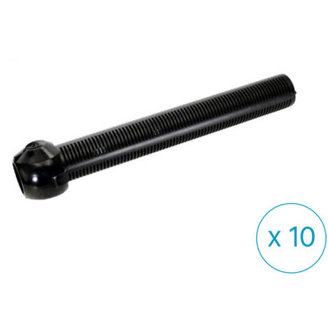 Lot de 10 crépines pour filtre à sable – Adaptées filtres Hayward Top/Side 11 et 14 m³ – Matériau durable pour filtration efficace