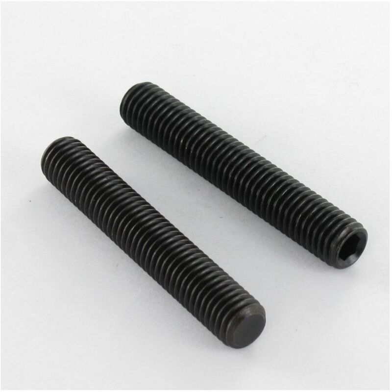 5 Vis M4 X 20 Sans Tête Acier Brut - 6 Pans Creux, Bout Plat