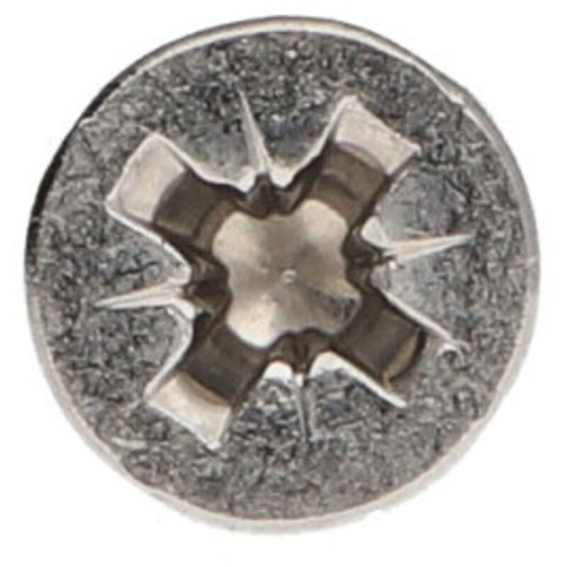 Lot De 10 Vis à Aggloméré Acton - Tête Frasée PZ - Inox A2 - 4x45 Mm - Neuf Sous Emballage