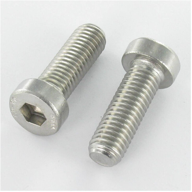 Vis MEtaux CHC BTR M10X16 Filetage Total Classe 8.8 ClE De 8 HC8 Acier Zingue Noir 10 Pieces 91358241