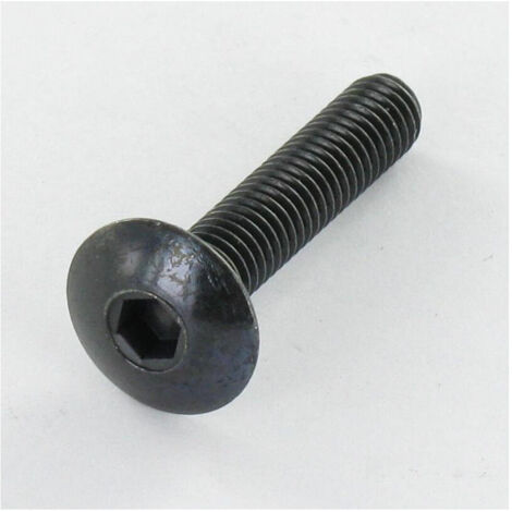 Vis Poelier tête ronde large Tête ronde large M5X12 Clé de 4 HC4 Diamètre de tête: 10.5 Acier zingué-2000 pièces