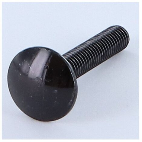 TRCC JAPY tête ronde collet carré M8X40 Filetage total Acier zingué noir-400 pièces