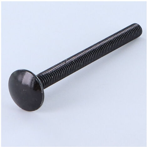 TRCC JAPY tête ronde collet carré M6X60 Filetage total Acier zingué noir-400 pièces (1/3)