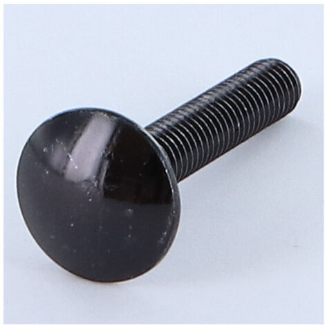 TRCC JAPY tête ronde collet carré M6X35 Filetage total Acier zingué noir-800 pièces