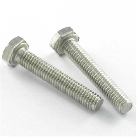 Vis métaux Tête hexagonale TH Inox A2 M12X30 Filetage total-30 pièces